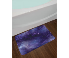 Sky Space Stars Gloomy Bath Mat