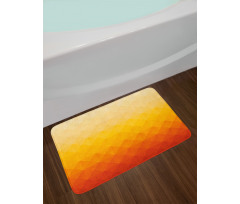 Triangle Mosaic Poly Bath Mat