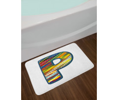 Boho Style Baby Theme Bath Mat