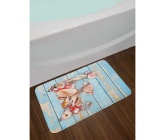 Coastal Soft Colored Bath Mat