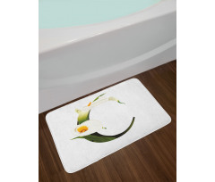 Calla Lilly Flower Bath Mat