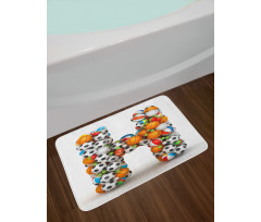 Gaming Balls Sports Bath Mat