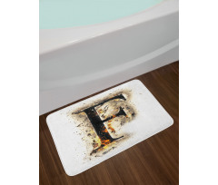 Aflame F Latin Bath Mat