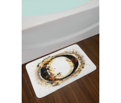 Alphabet on Fire Hot O Bath Mat