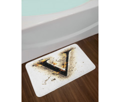 Cool Burning Alphabet Bath Mat