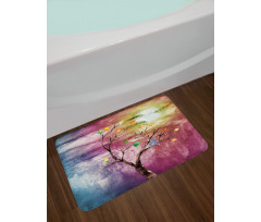 Owl on Tree Bath Mat