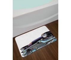 Old Fashioned Automobile Bath Mat