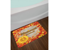 Festival Autumn Leaves Bath Mat