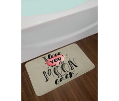 My Valentine Romance Bath Mat