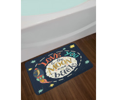 Pastel Toned Modern Bath Mat