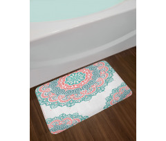 Soft Toned Mandala Asian Bath Mat