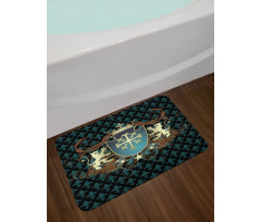 Middle Ages Coat of Arms Bath Mat