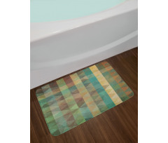 Triangles Mosaic Retro Bath Mat