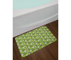 Nostalgia Vintage Foliage Bath Mat