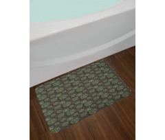 Abstract Dandelion Bath Mat