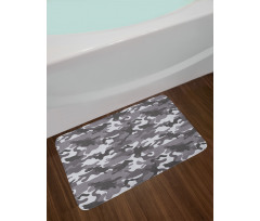 Grey Color Shades Bath Mat