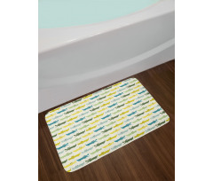 Crocodile Funny Faces Bath Mat