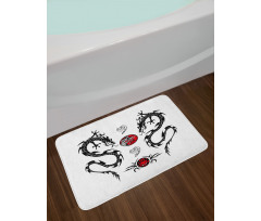 Tattoo Asian Bath Mat