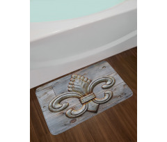 Sign Wood Bath Mat