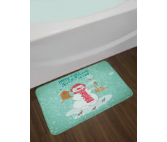 Happy New Year Bath Mat