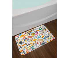 Repairing Tools Bath Mat