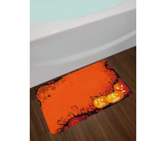 Halloween Pumpkins Bath Mat