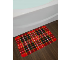 Scottish Tartan Style Bath Mat