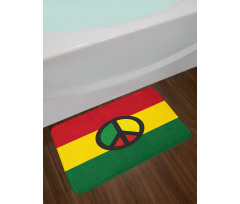 Reggae Culture Peace Bath Mat