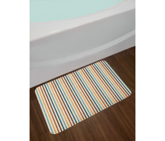 Geometric Scribbles Bath Mat