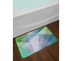 Futuristic Shapes Bath Mat