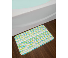 Chevron Order Design Bath Mat