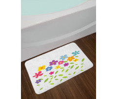 Colorful Foliage Bath Mat