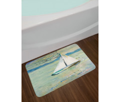 Monet Sailing Boat Bath Mat