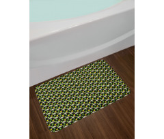 UFO Portrait Space Crafts Bath Mat