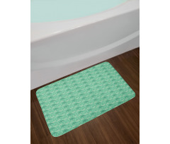 Wet Weather in Green Bath Mat