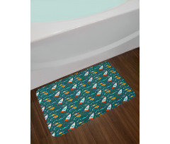 Outer Space Nebula Bath Mat