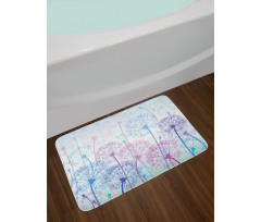 Abstract Flora Design Bath Mat