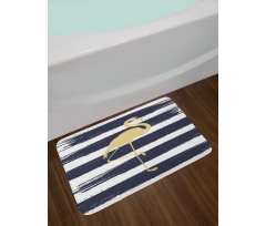 Animal Motif Design Bath Mat