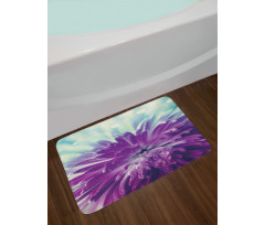 Blooming Floral Motifs Bath Mat