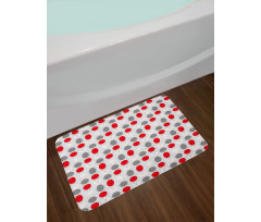 Geometrical Spotty Bath Mat