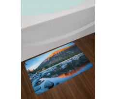 Rocks in the Lake Bath Mat