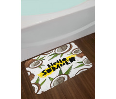 Coconut Halves Bath Mat