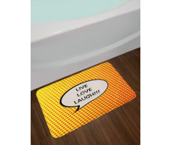 Speech Bubble Bath Mat