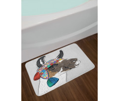 Abstract Pattern Bath Mat