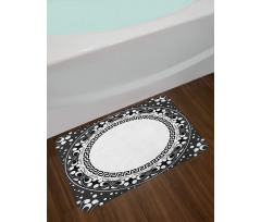 Spirals Swirls Circle Bath Mat