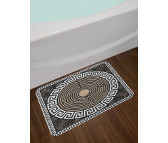 Grecian Fret and Wave Bath Mat