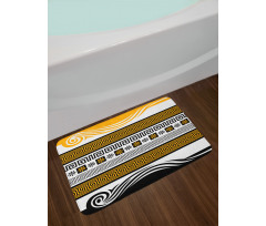 Neoclassical Borders Bath Mat