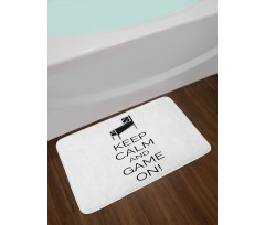 Pinball Machine Fun Bath Mat