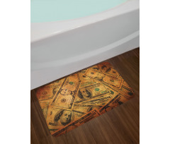 Fiver Sawbuck and C-Note Bath Mat