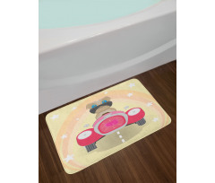 Superhero Puppy Bath Mat